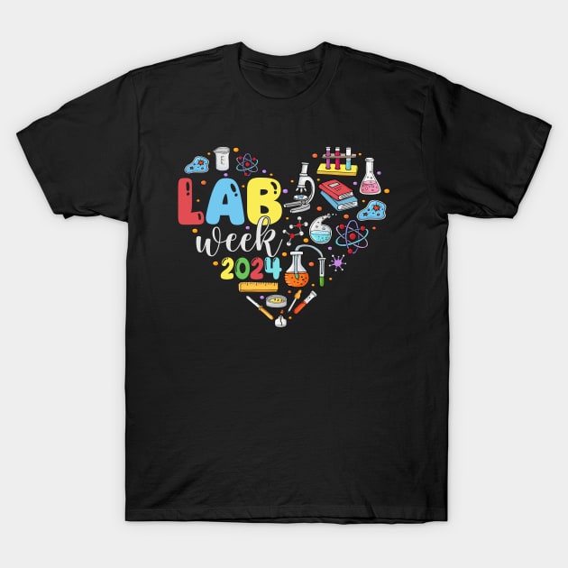 Lab Week 2024 T-Shirt by antrazdixonlda